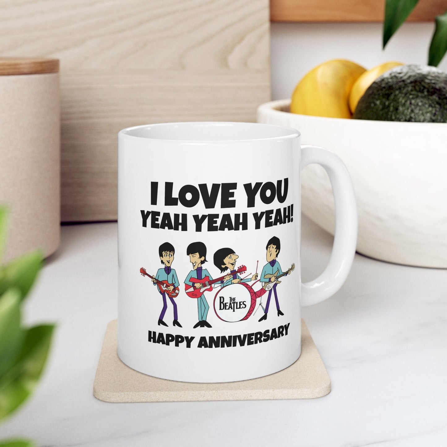 Anniversary Mug - I Love You Yeah Yeah Yeah