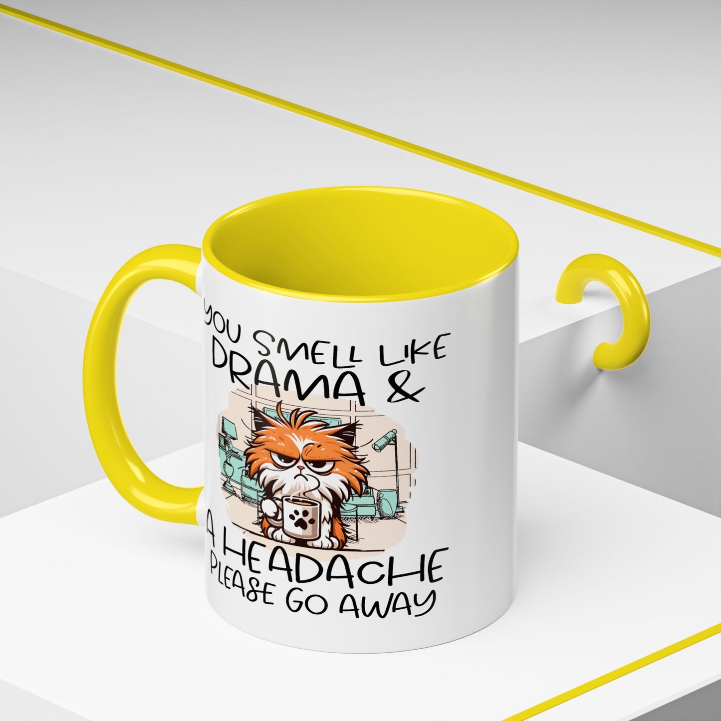 Humor Mug - You Smell Like Drama and a Headache