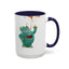 Humor Mug - Monster Drinks Coffee Spill