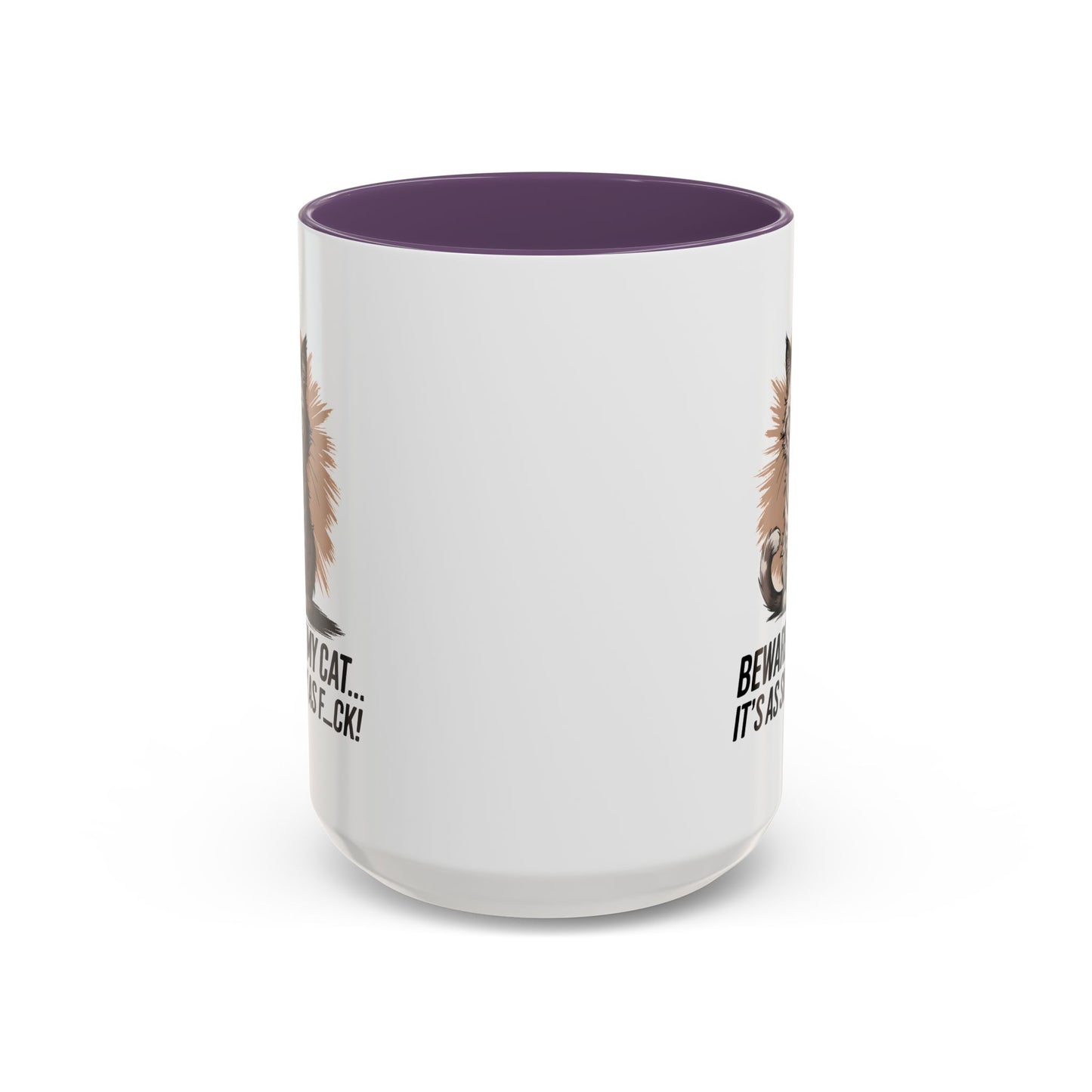 Humor Mug - Beware of My Cat