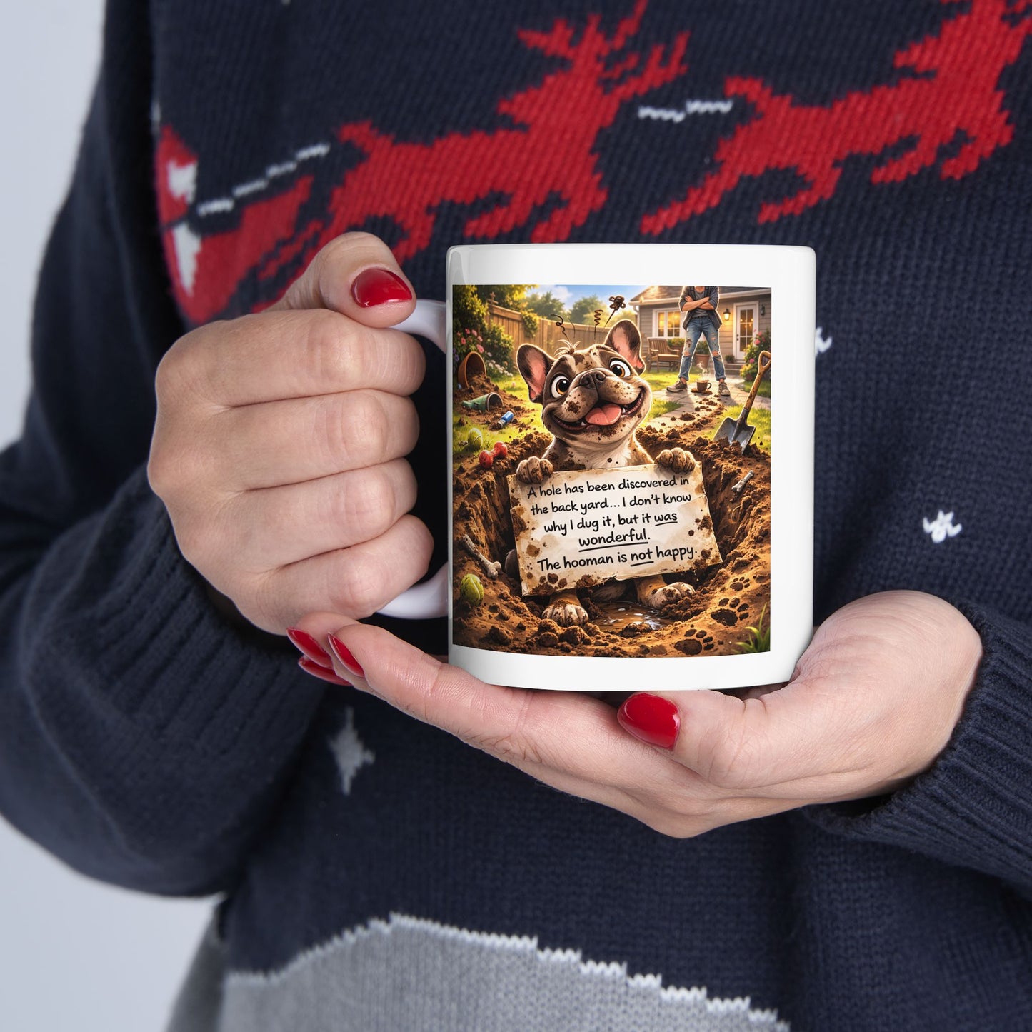Animal Mug - A Hole Has Been Discovered