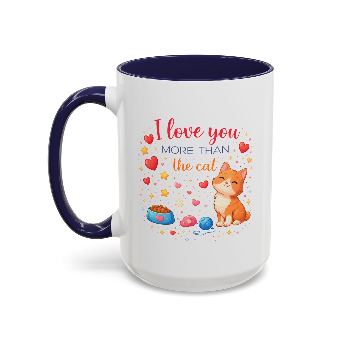 Anniversary Mug - I Love You More Than The Cat