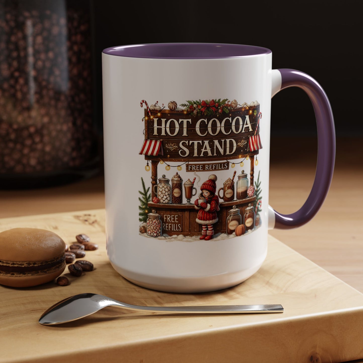 Christmas Mug - Hot Cocoa Stand Free Refills