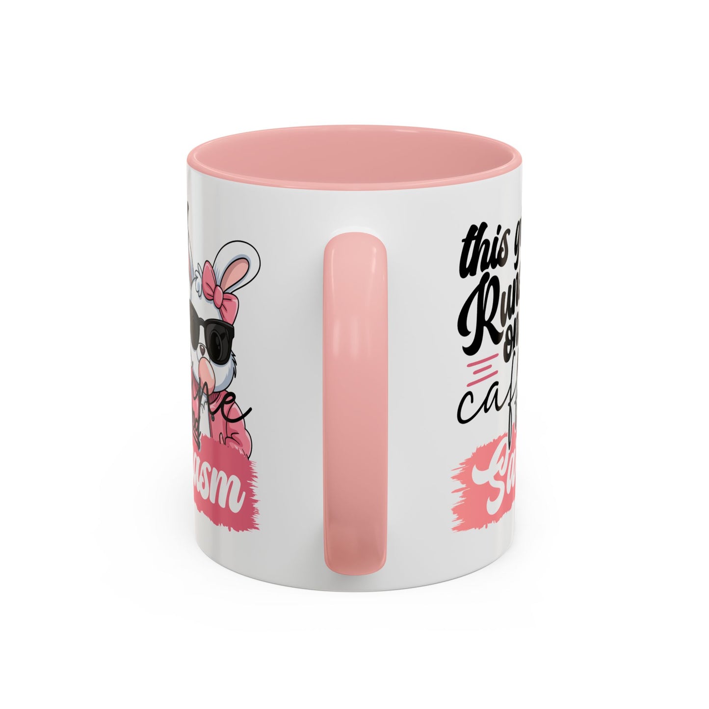 Humor Mug - This Girl Runs on Caffeine & Sarcasm
