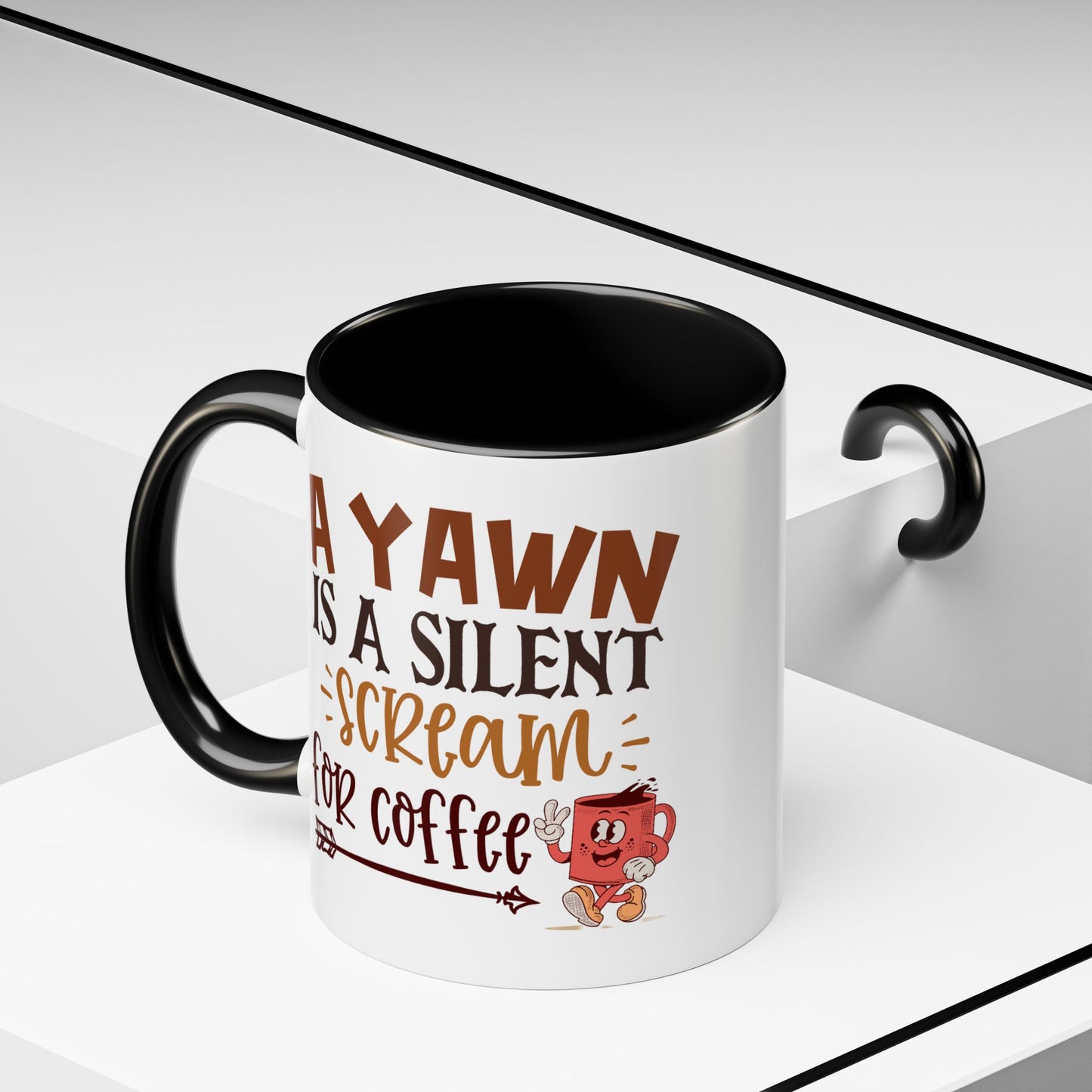 Humor Mug - A Yawn is a Silent Scream
