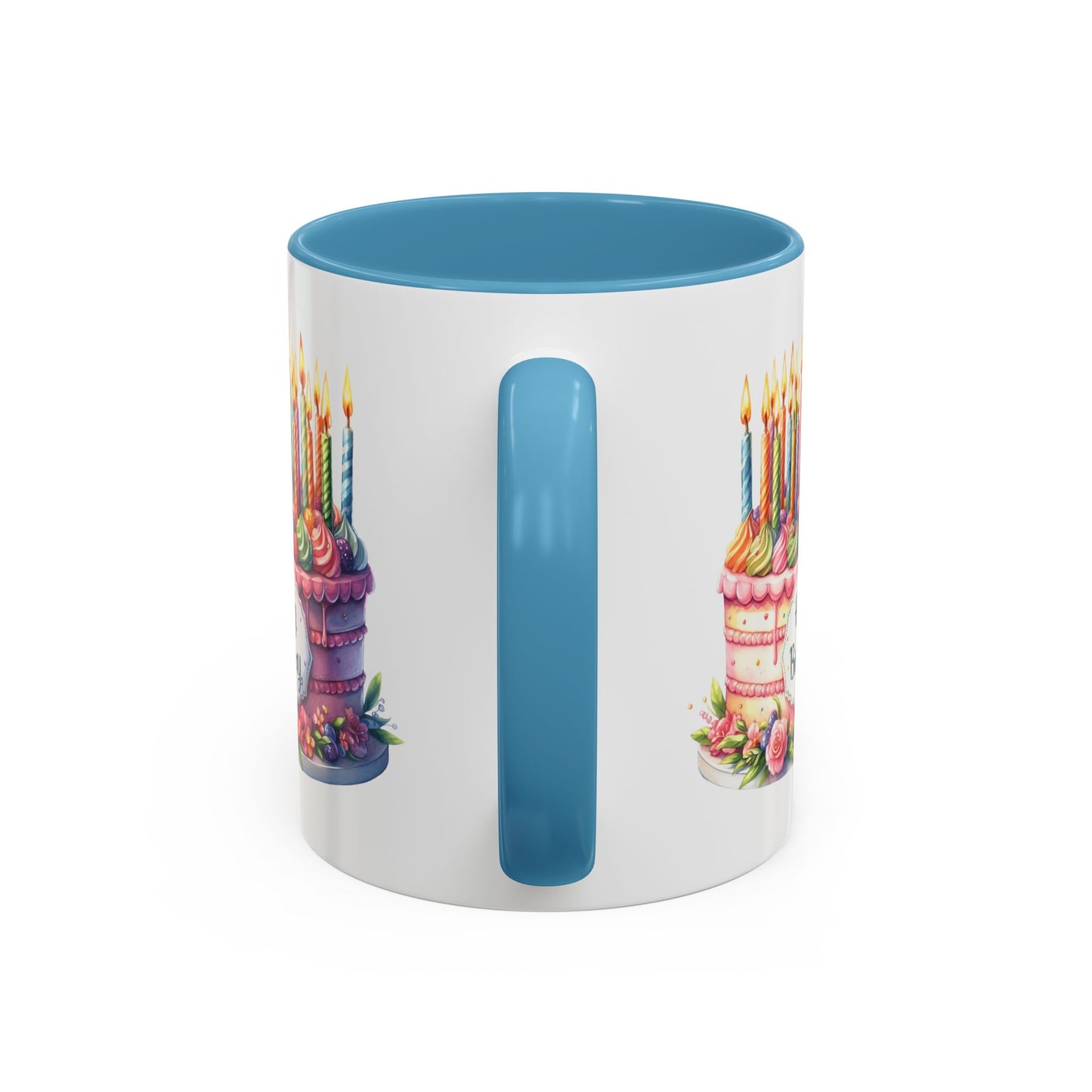 Birthday Mug - Happy Birthday Large Cake With...