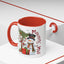 Christmas Mug - Merry Xmas Snowman Tree Present