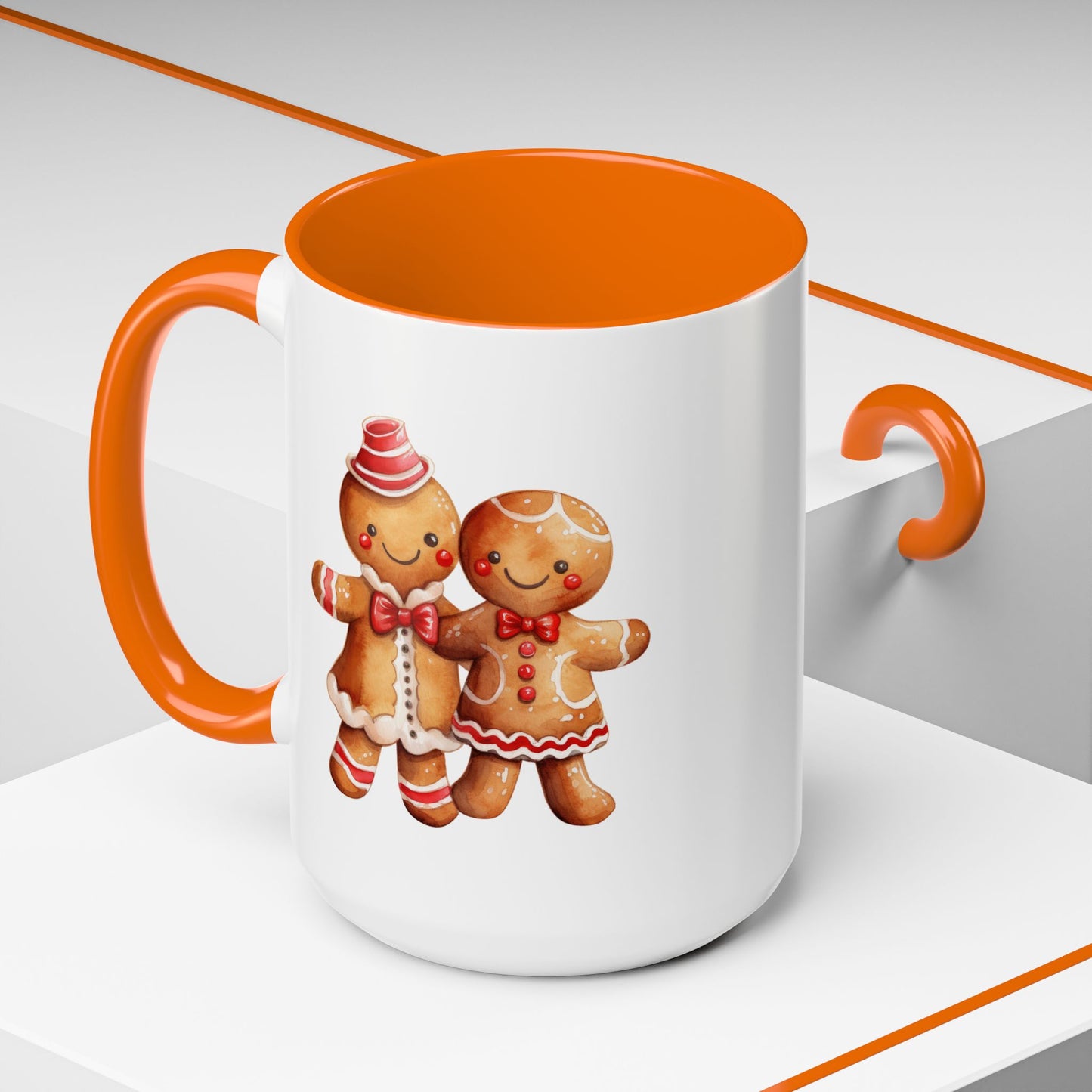 Christmas Mug - Gingerbread Man Boy & Girl
