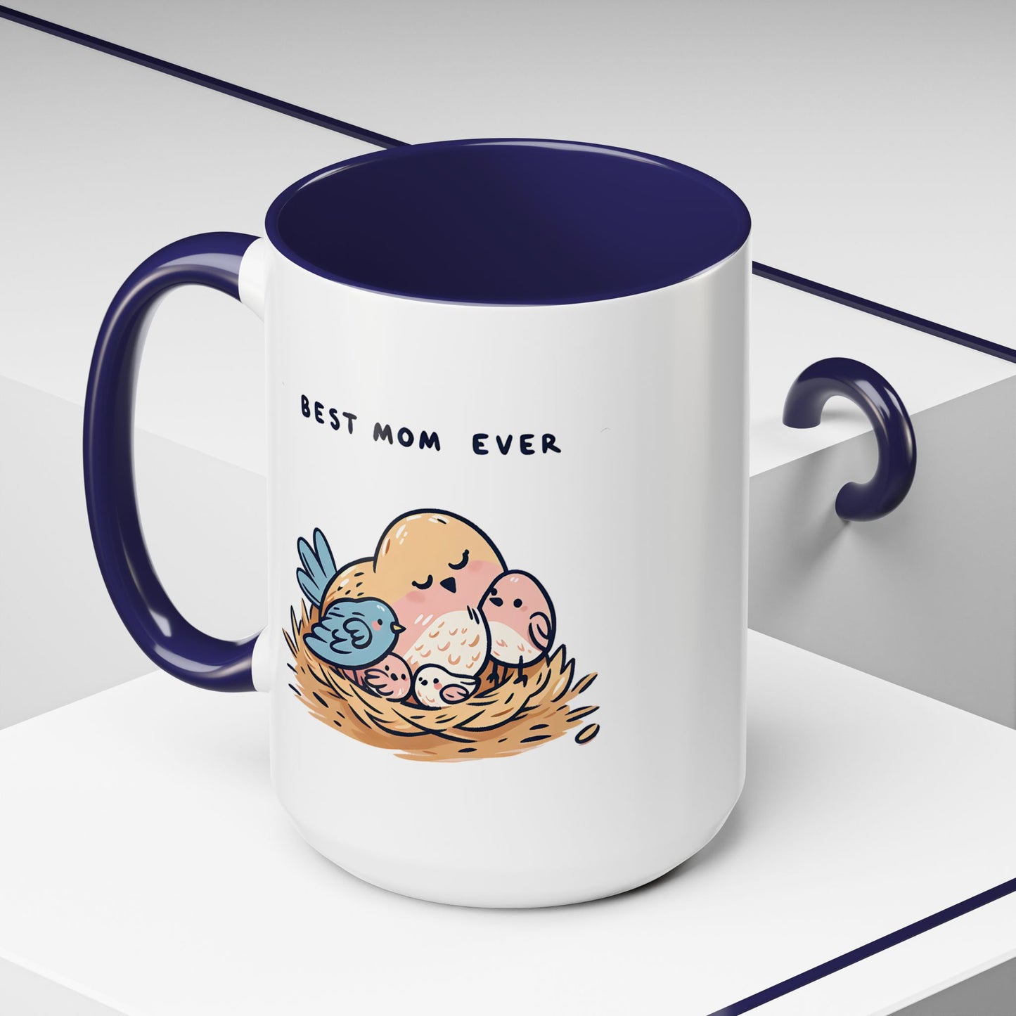 Mother's Day Mug - Best Mom Ever Birds