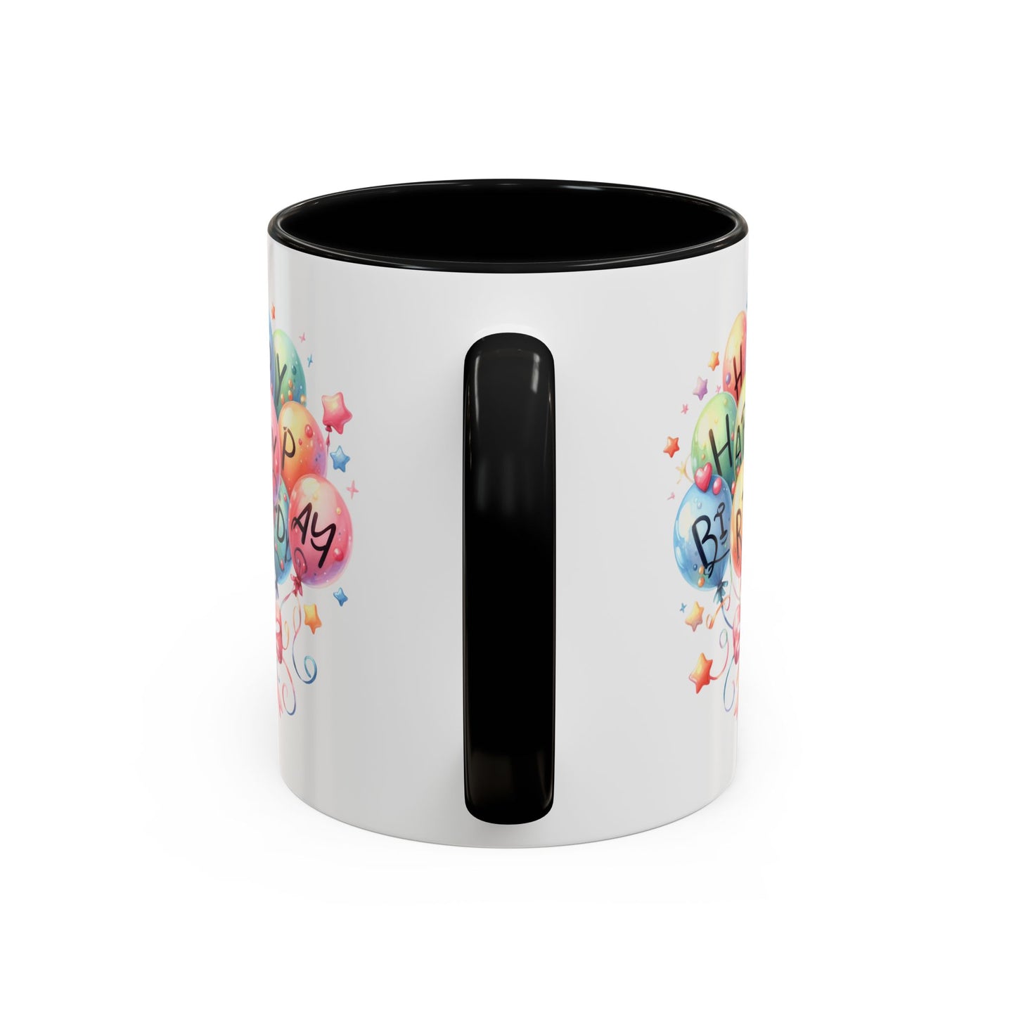 Birthday Mug - Happy Birthday Balloons
