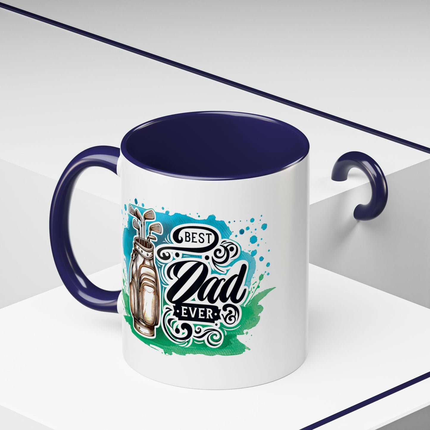 Father's Day Mug - Best Dad Ever Golf