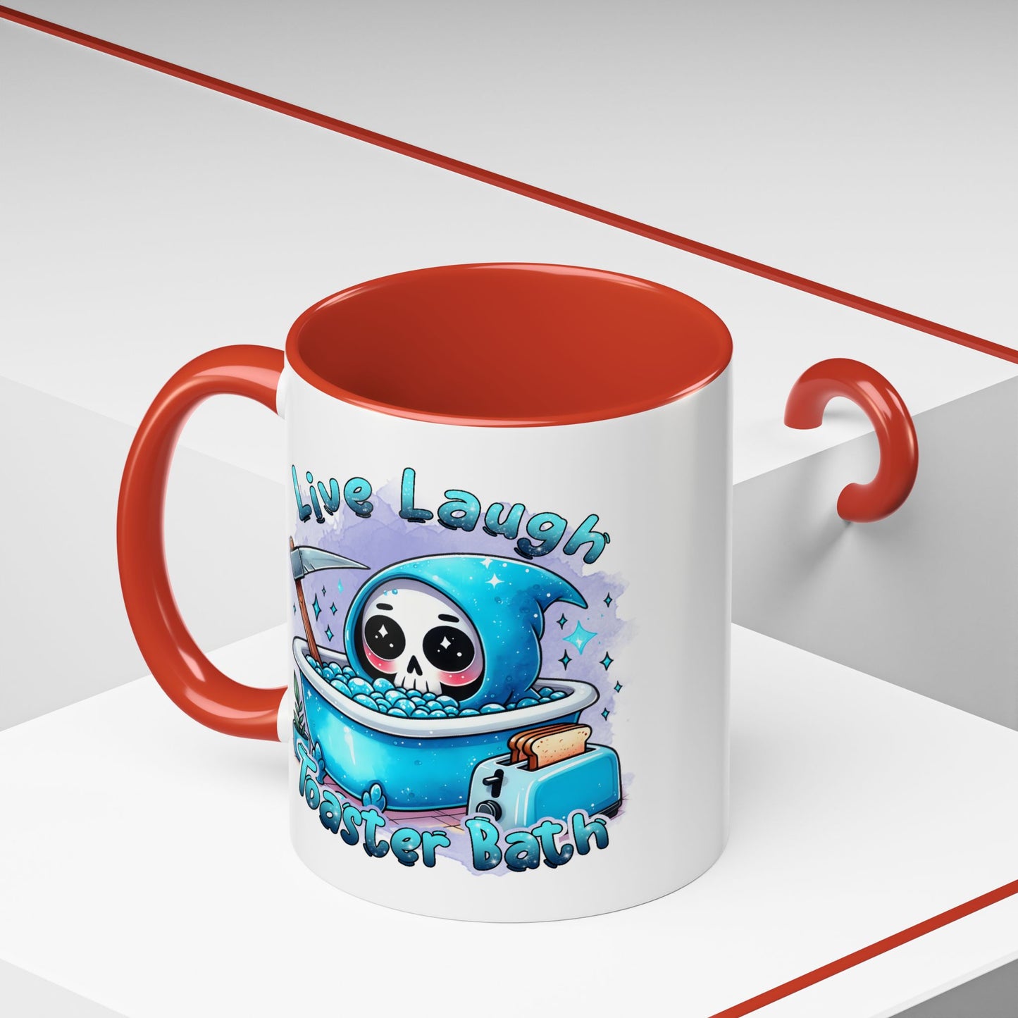 Adult Mug - Live Laugh Toaster Bath