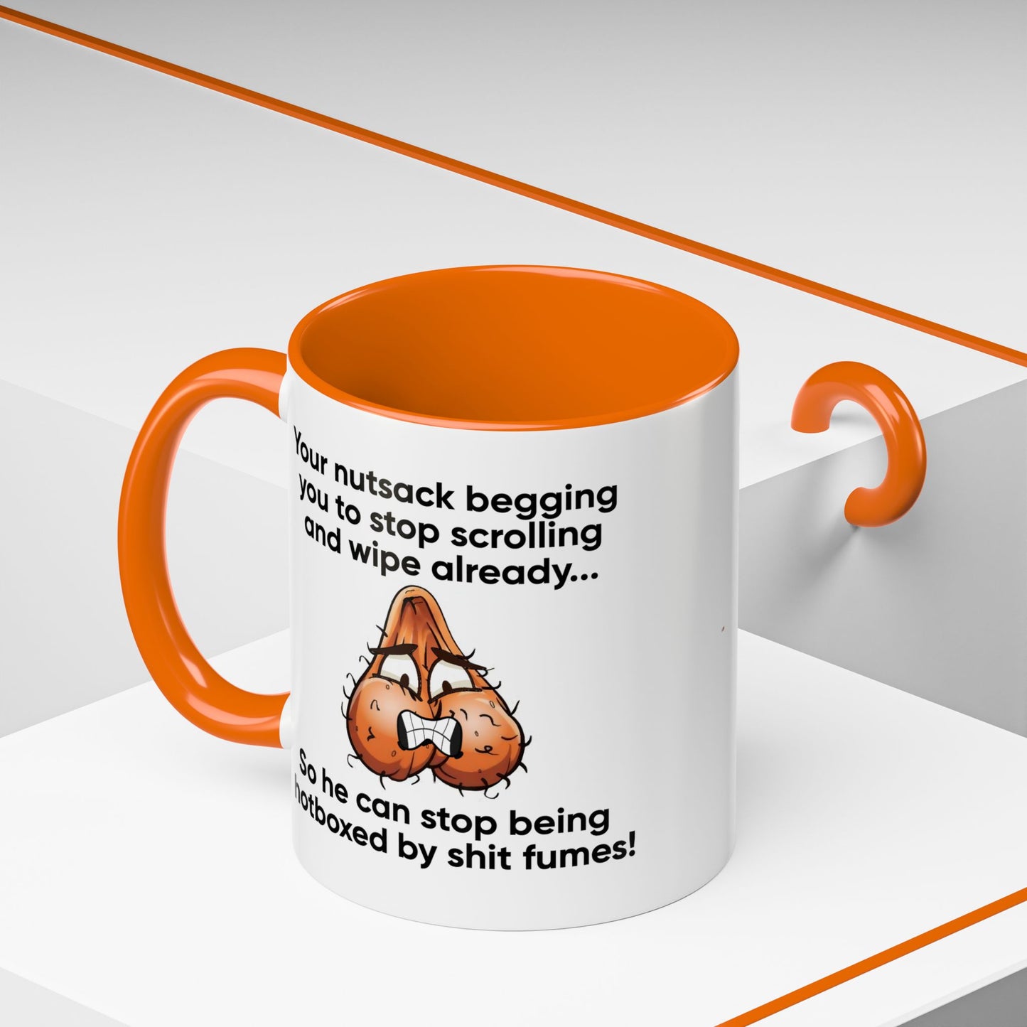 Adult Mug - Your Nutsack Begging You To Stop