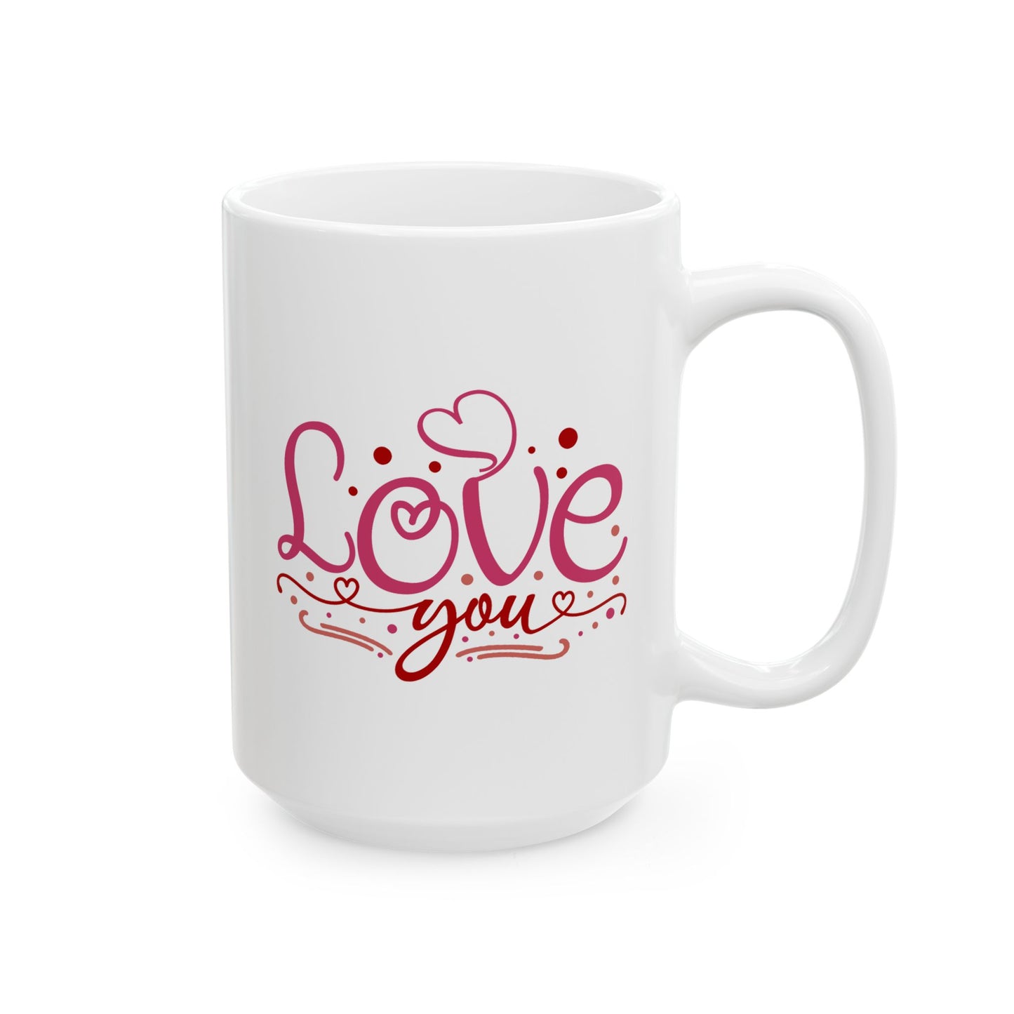 Valentine's Day Mug - Love You Graphic