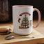 Christmas Mug - Merry Christmas Banner Tree Presents