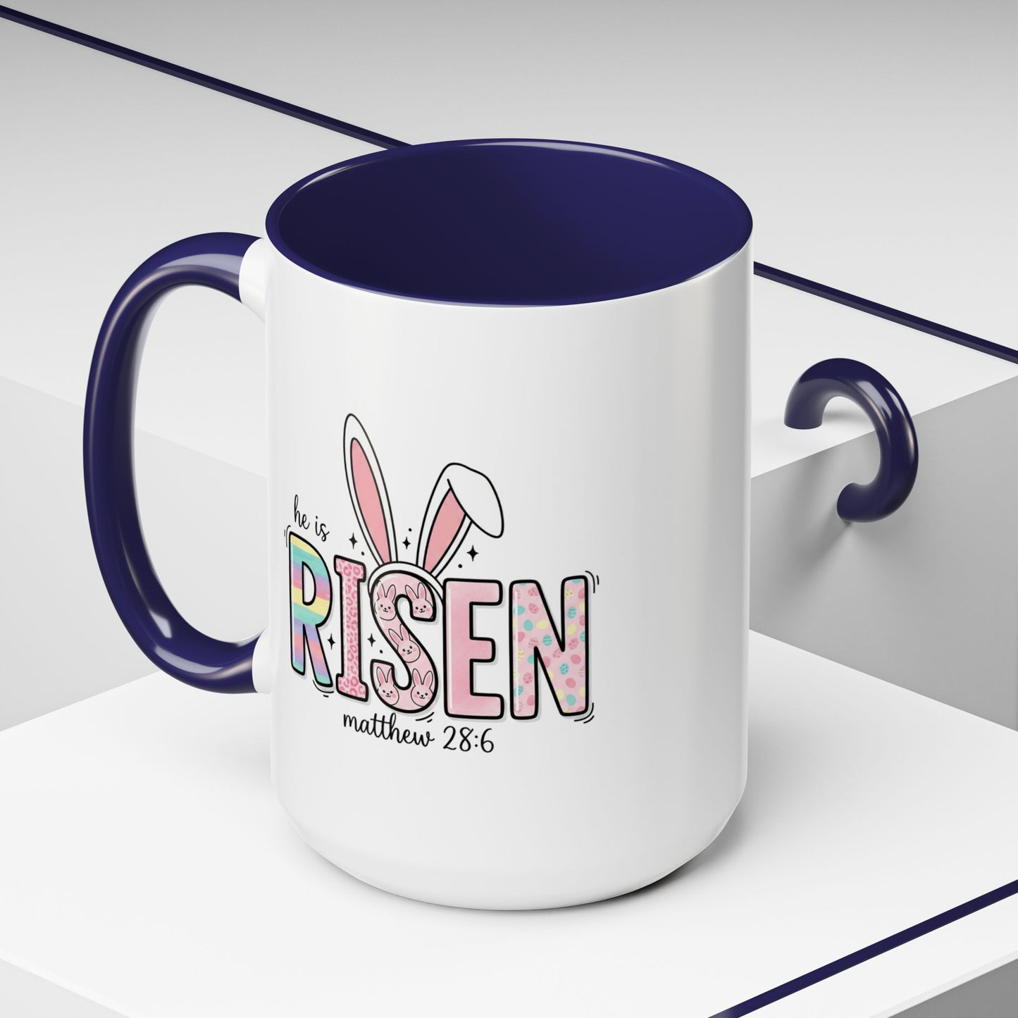 Easter Mug - He Is Risen Bunny