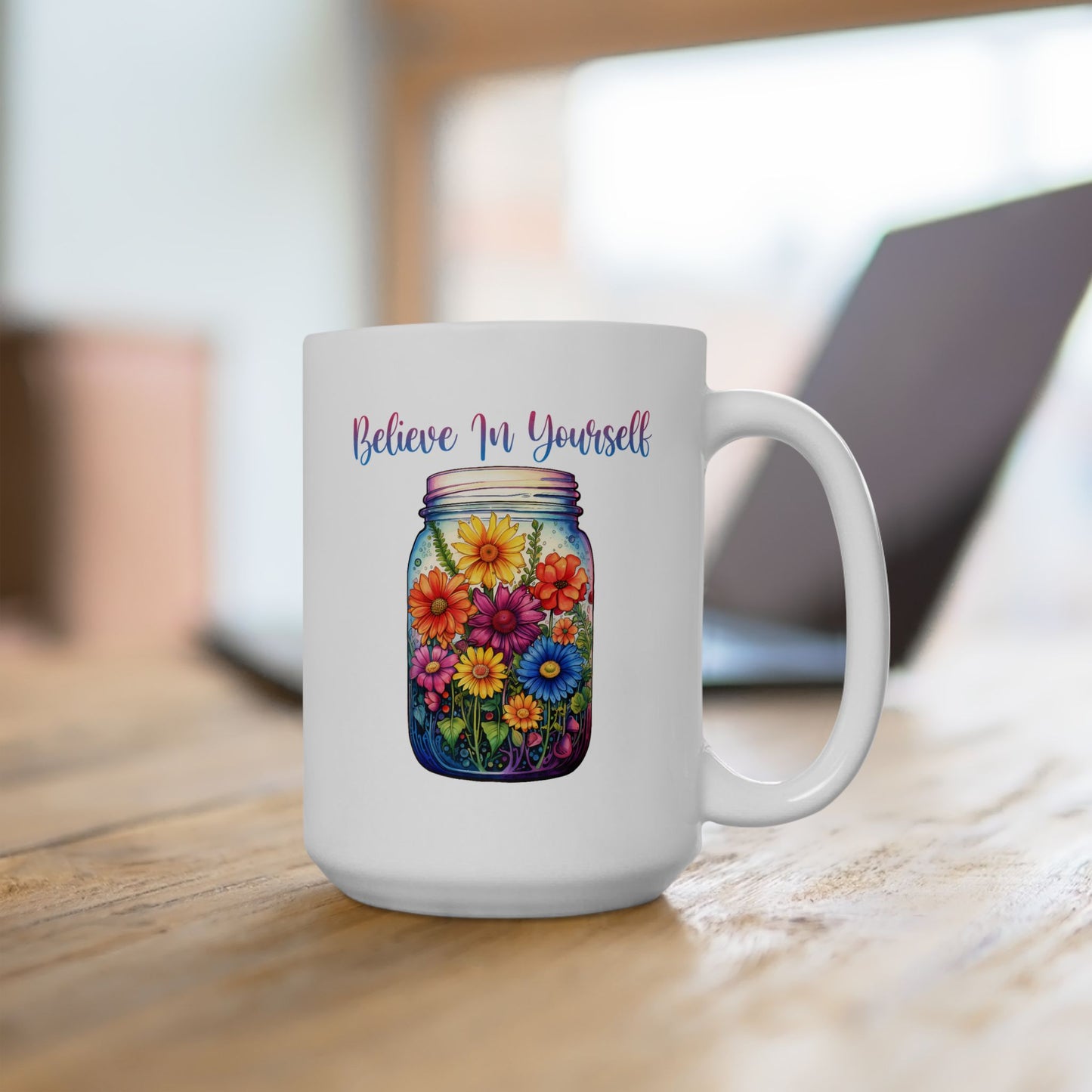 Motivation Mug - Believe In Yourself Jar