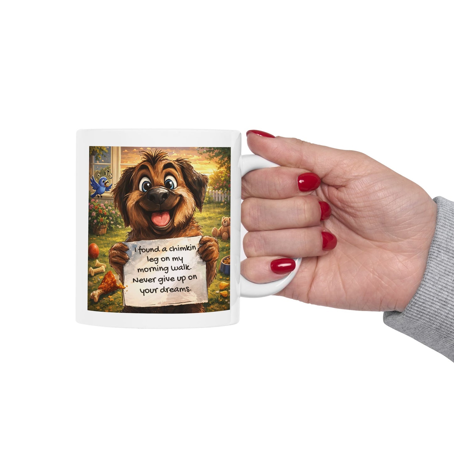 Animal Mug - I found A Chimkin Leg