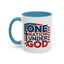 Religious Mug - One Nation Flag Cross