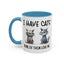 Humor Mug - I Have Cats None of Them Love Me