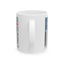 4th of July Mug - Loves Jesus & America Too Cross Flag