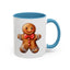 Christmas Mug - Gingerbread Man Red Bow