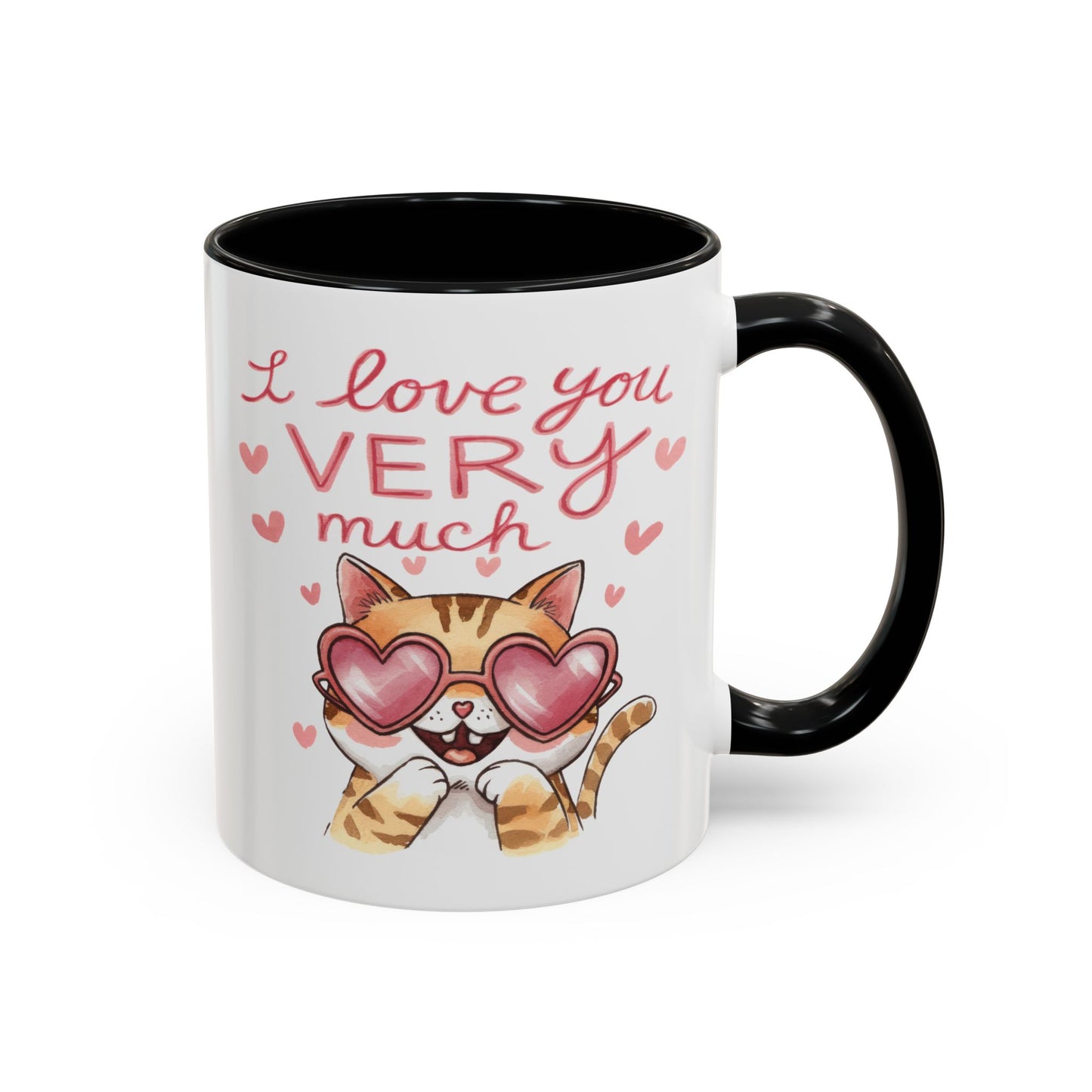 Anniversary Mug - I love You Very Much Cat