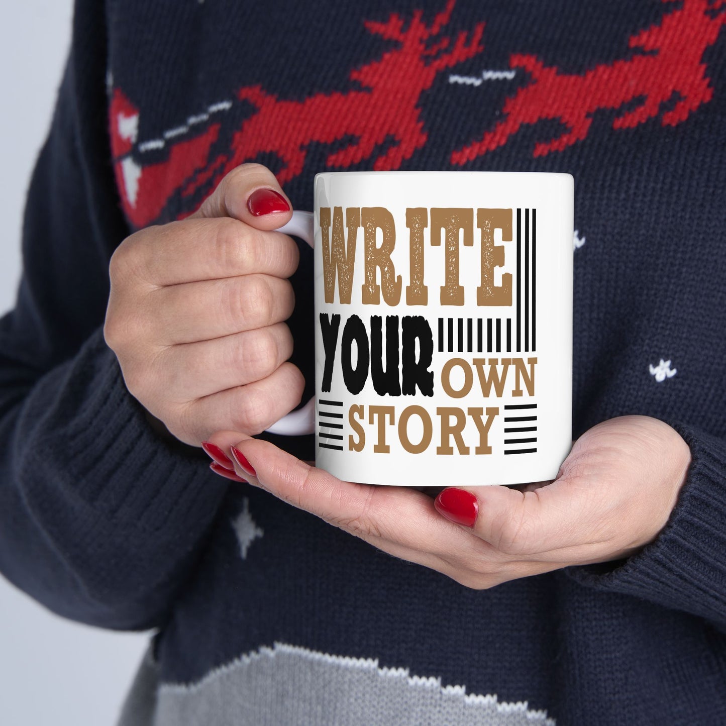 Motivation Mug - Write Your Own Story Poster