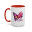Birthday Mug - Butterfly Flowers