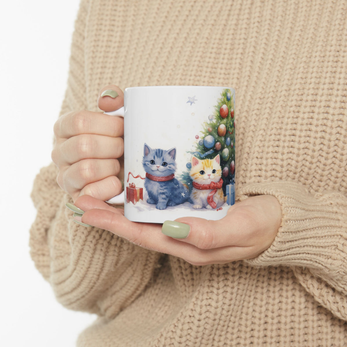 Chirstmas Mug - Christmas Kittens