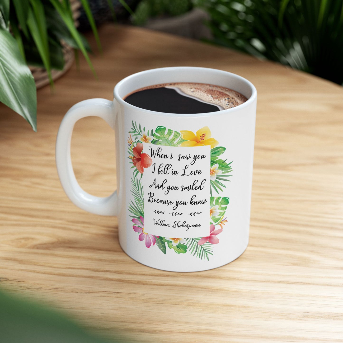 Anniversary Mug - When I Saw You I Fell In Love