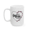 Mother's Day Mug - Best Mom Ever Heart Flower
