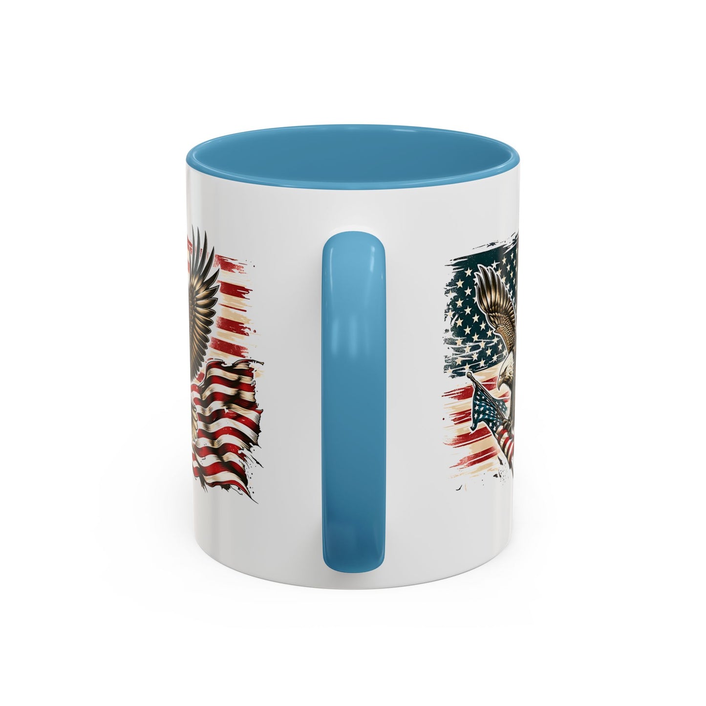4th of July Mug - American Bald Eagle Flag 9