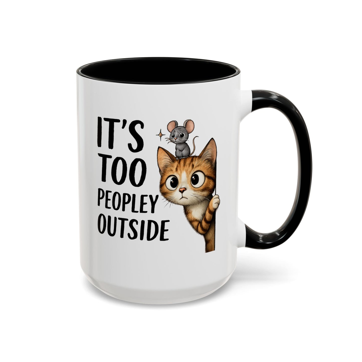 Animal Mug - It's Too Peopley Outside