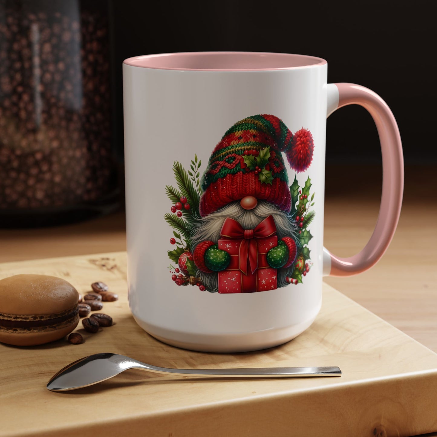 Christmas Mug - Gnome with Wrapped Present