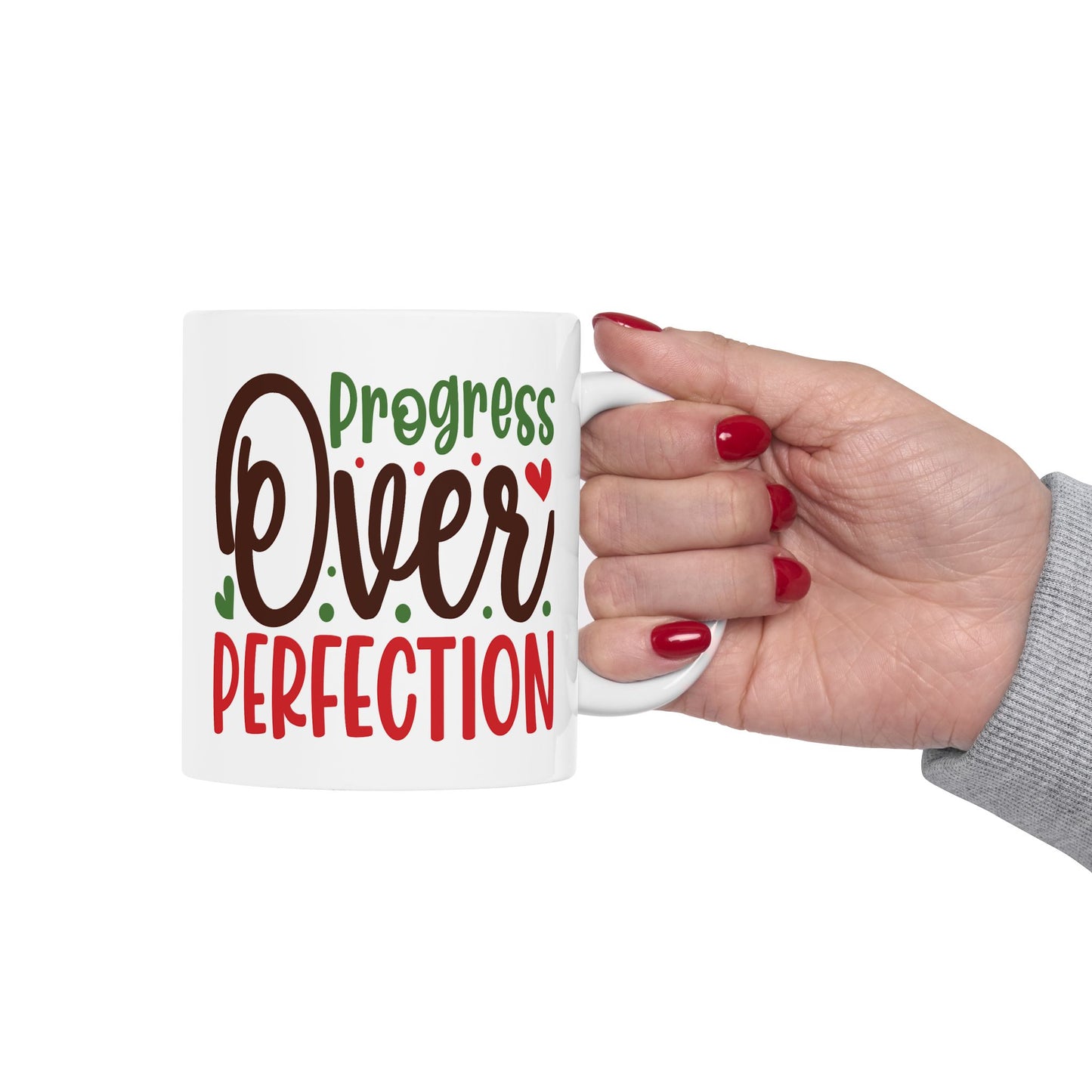 Motivation Mug - Progress Over Perfection
