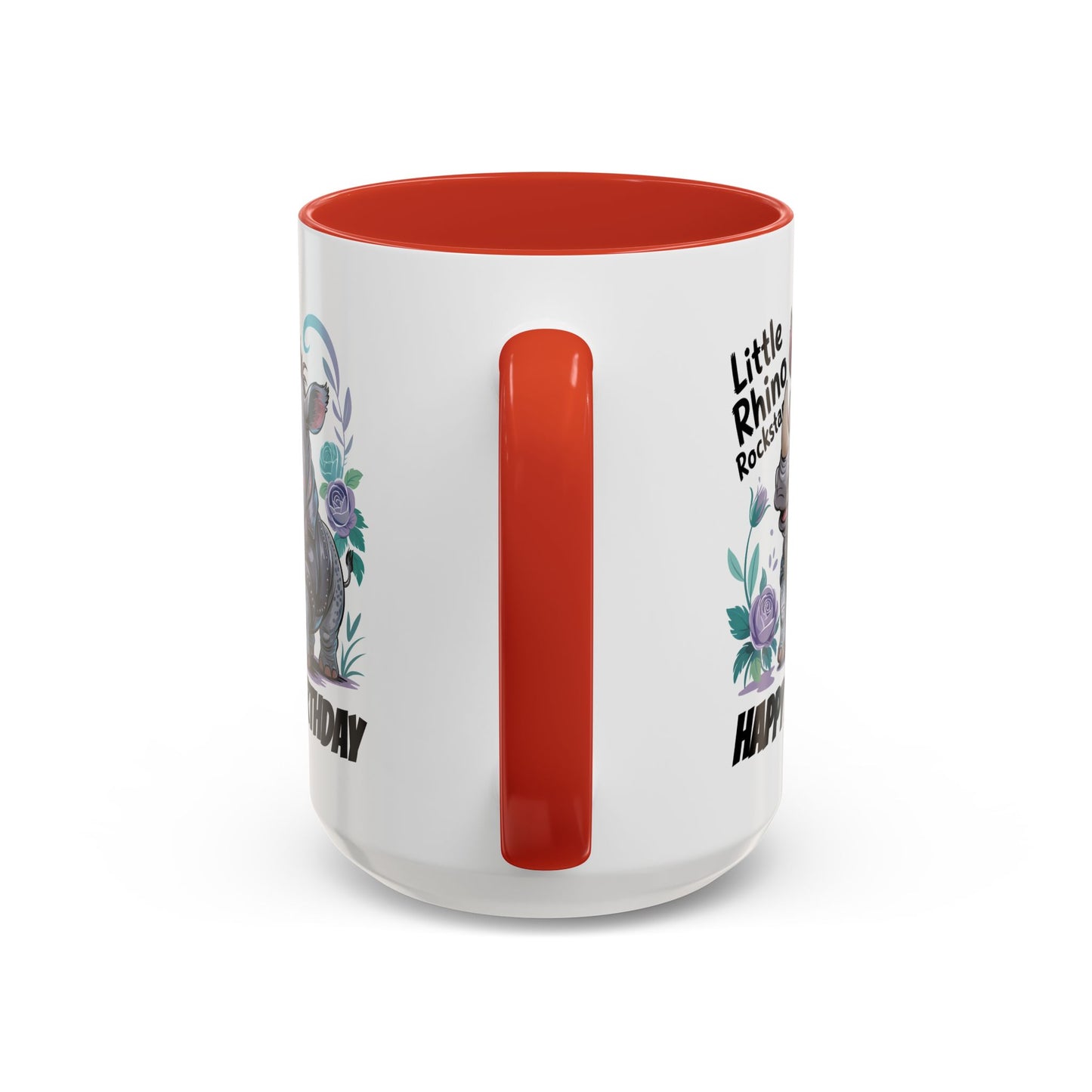 Birthday Mug - Happy Birthday Little Rhino Rockstar