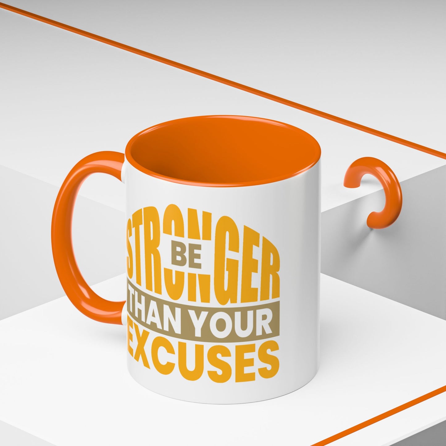 Motivation Mug - Be Stronger Than Your Excuses