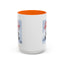 Christmas Mug - Merry Christmas Red Text Puppy Green Top 2