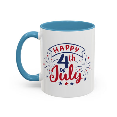4th of July Mug - Happy 4th of July Fireworks