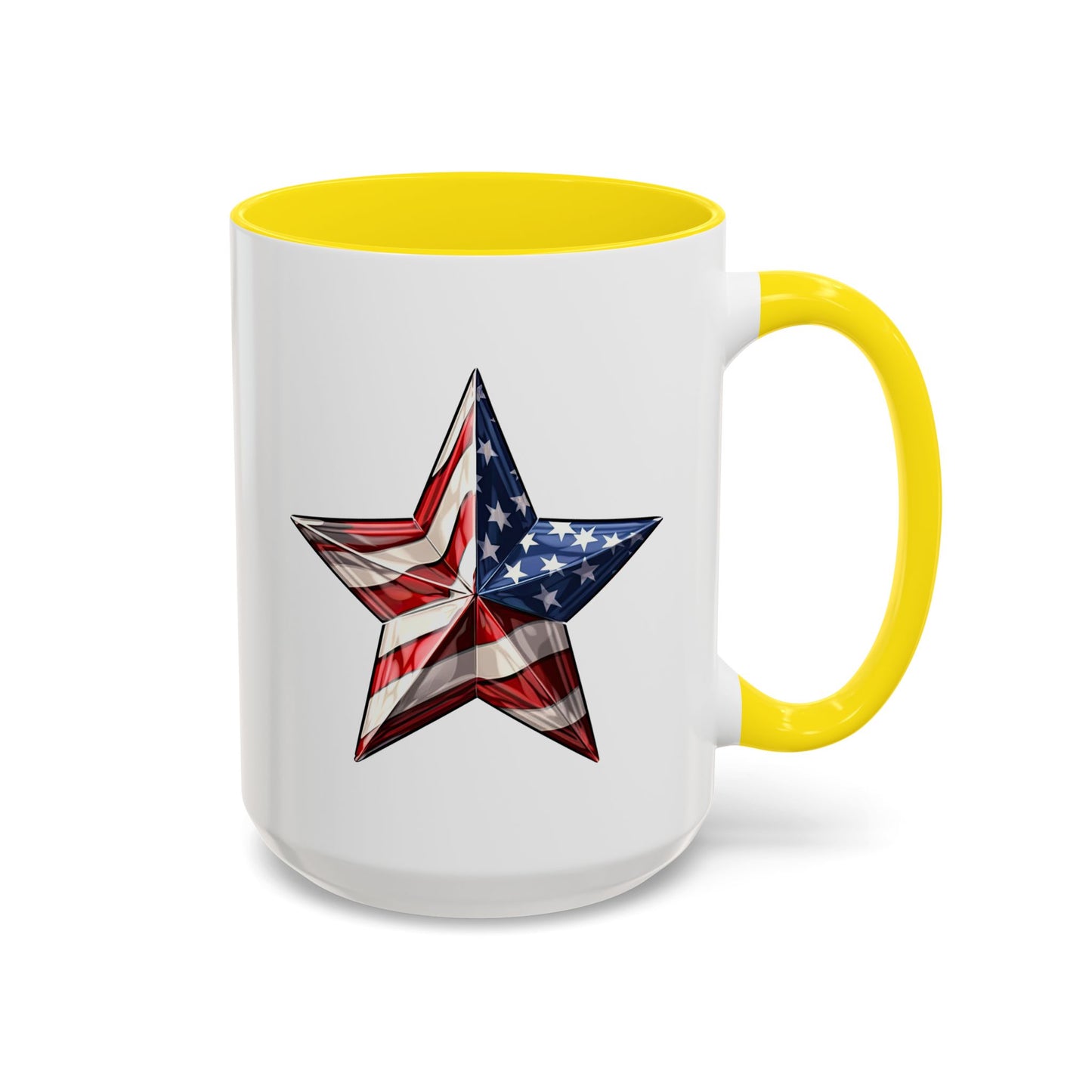 4th of July Mug - American Flag Star 3