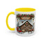 Christmas Mug - Reindeer Barn Sleigh Reindeer