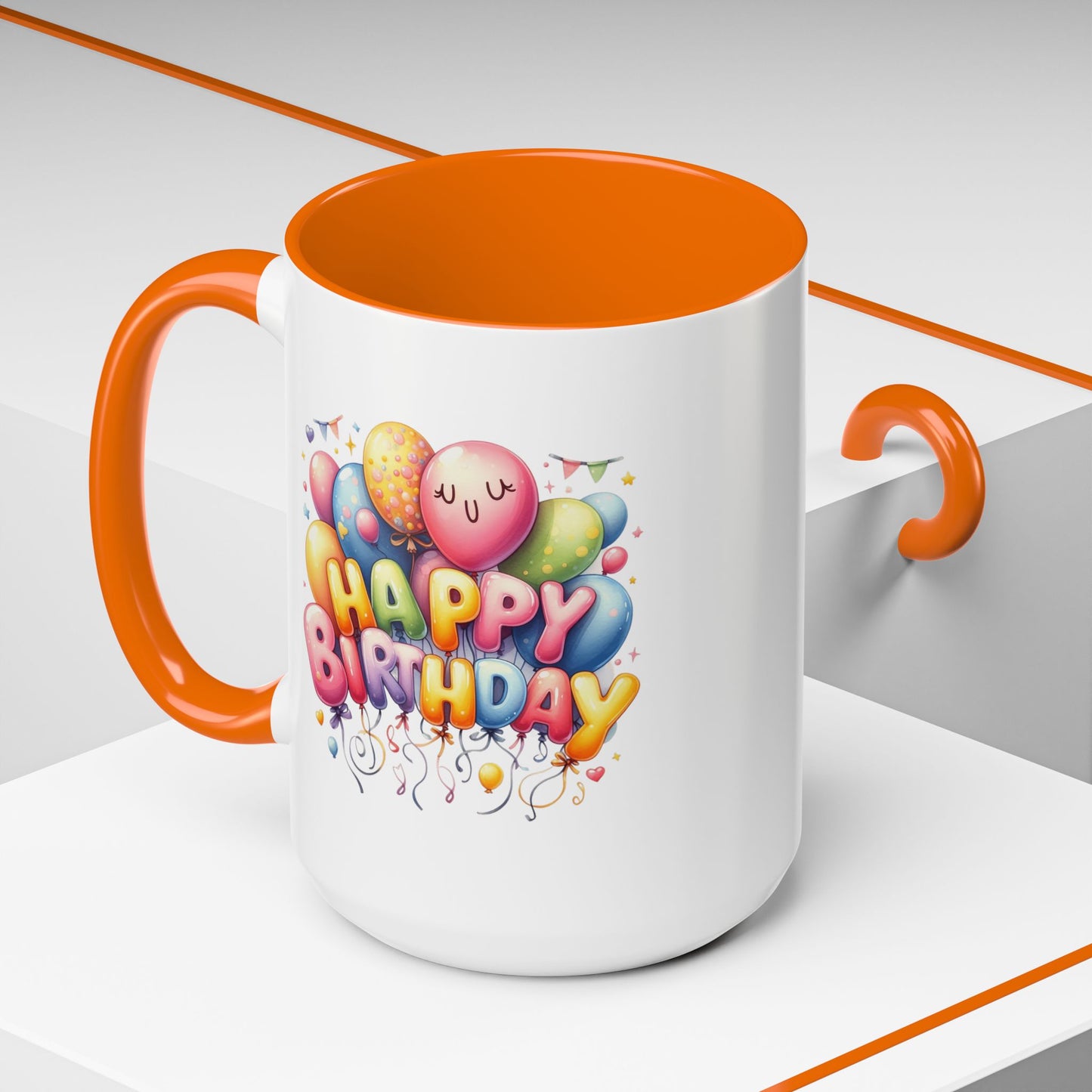 Birthday Mug - Happy Birthday Cute Balloon