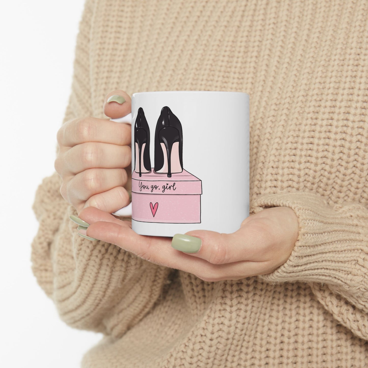 Motivation Mug - You Go Girl Shoes