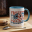 4th of July Mug - Freedom Smiley Face