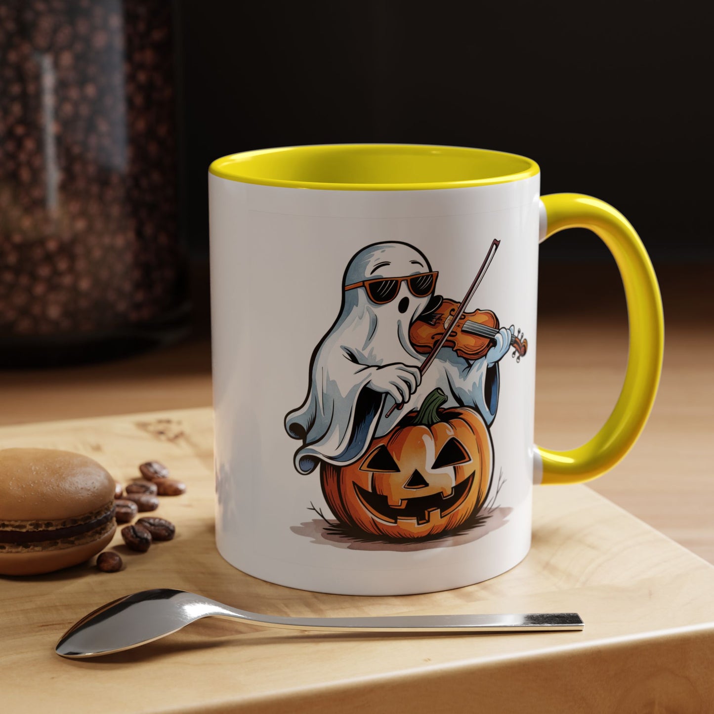 Halloween Mug - Violin Playing Ghost