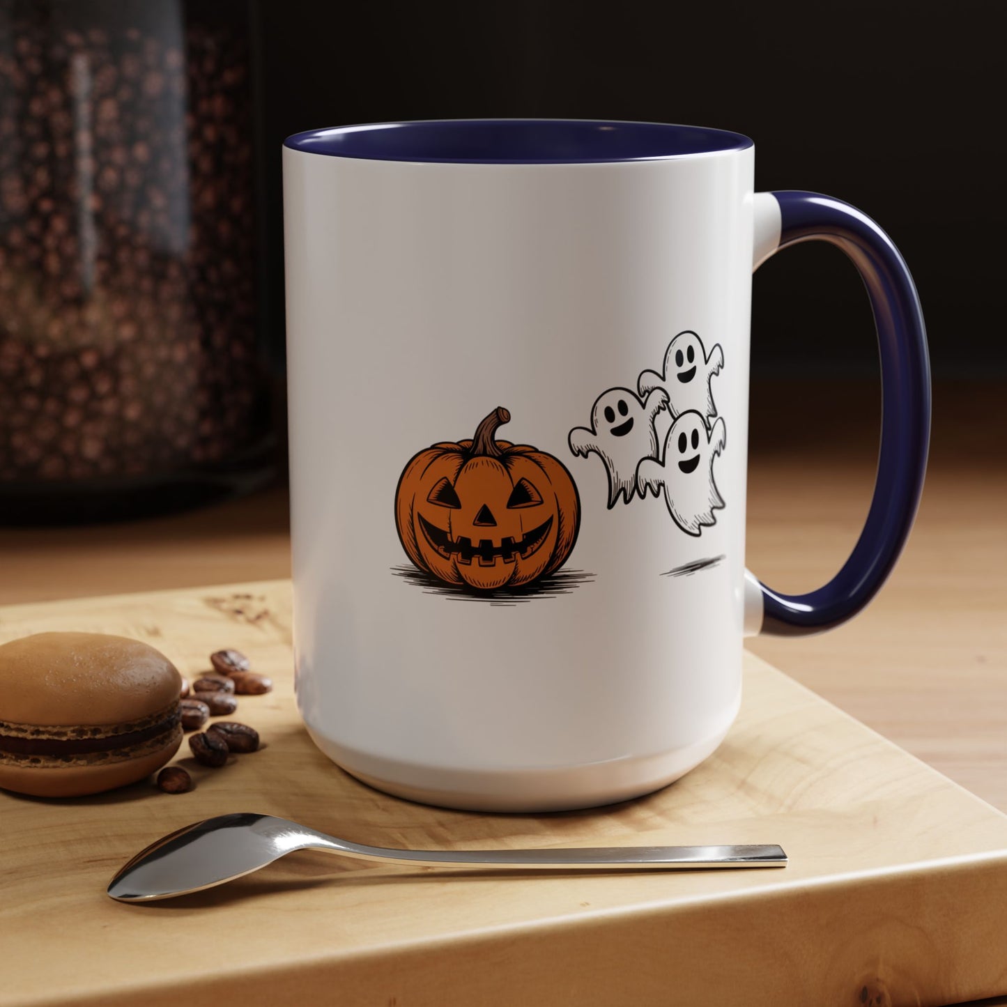 Halloween Mug - Pumpkin & Ghosts