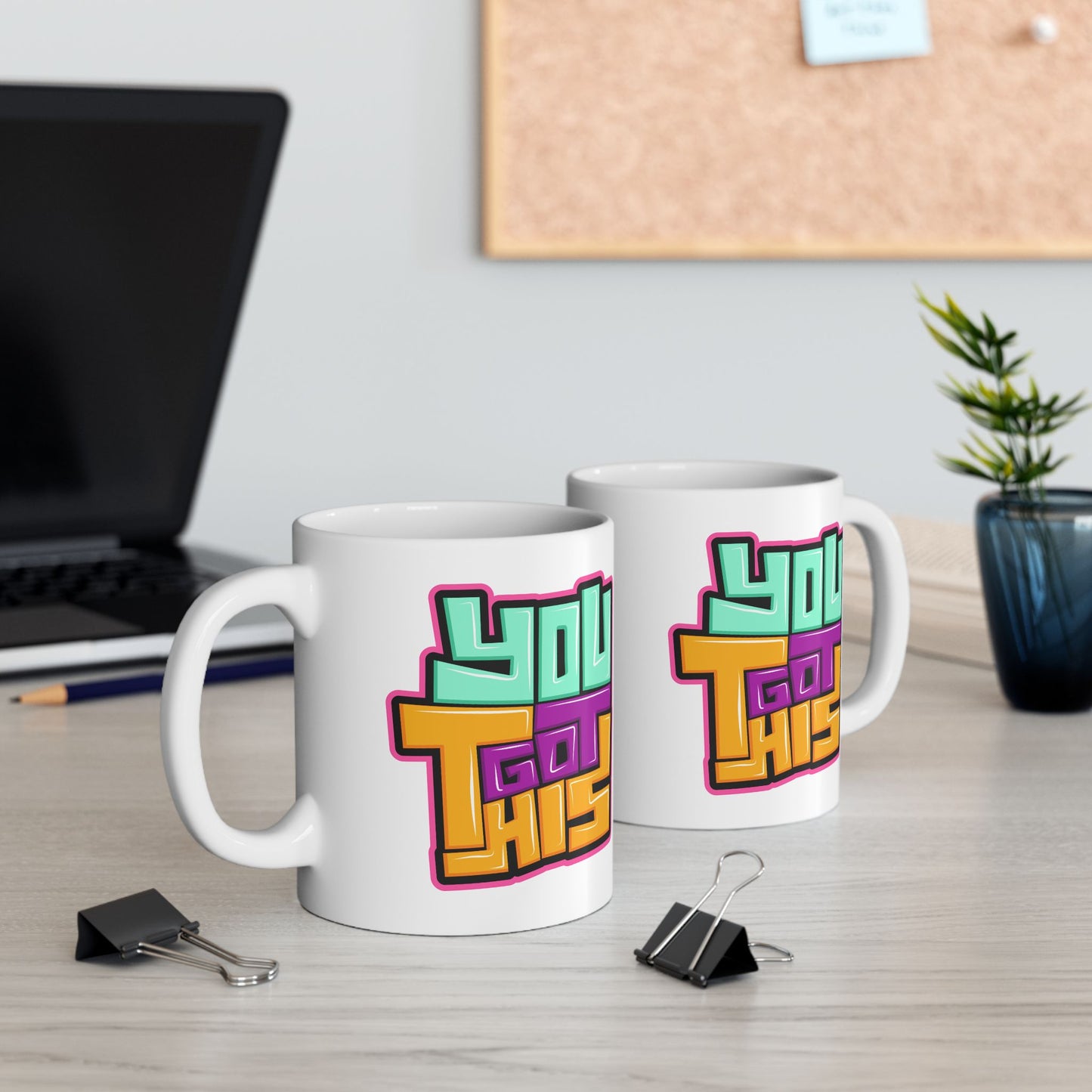 Motivation Mug - You Got This Graffiti