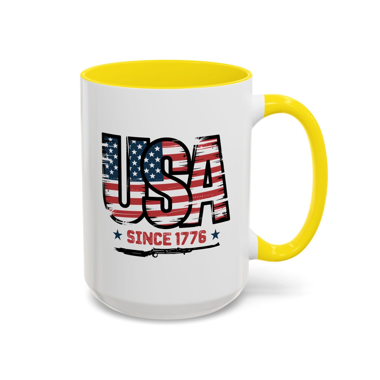 4th of July Mug - USA Since 1776 Gun