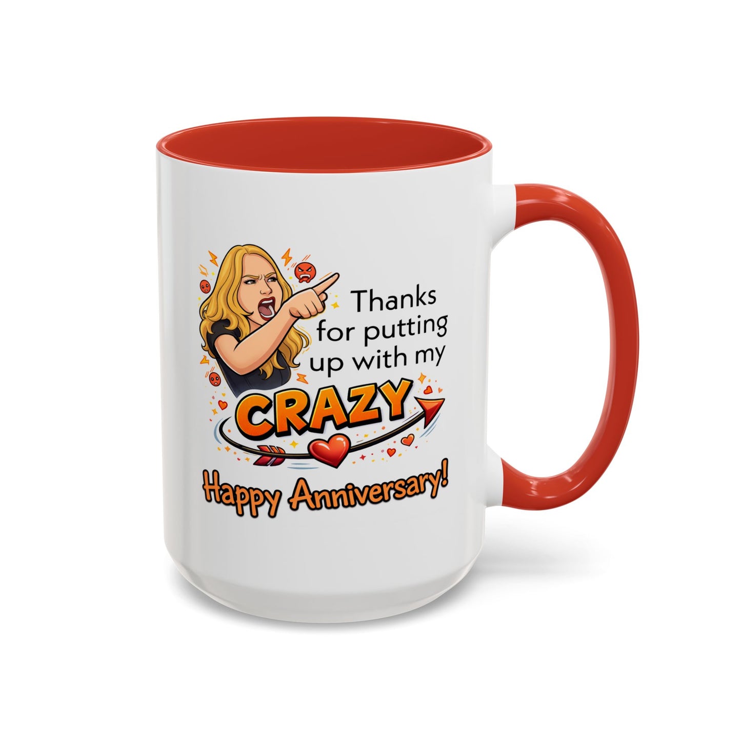 Anniversary Mug - Thanks For Putting Up